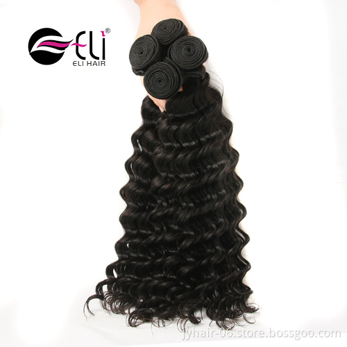 Comfortable 100% Unprocessed brazilian hair deep waves wholesale online